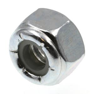 1/4 in.-20 Grade 2 Zinc Plated Steel Nylon Insert Lock Nuts (25-Pack)
