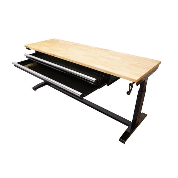 Adjustable Height Workbench Table, Husky Work Table Accessories
