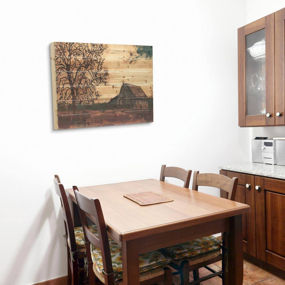 Erstwhile Barn Diptych Print on Solid Fir Wood