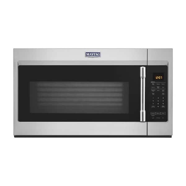 Maytag 1.9 cu. ft. Over the Range Microwave with Dual Crisp Function in Fingerprint Resistant Stainless Steel