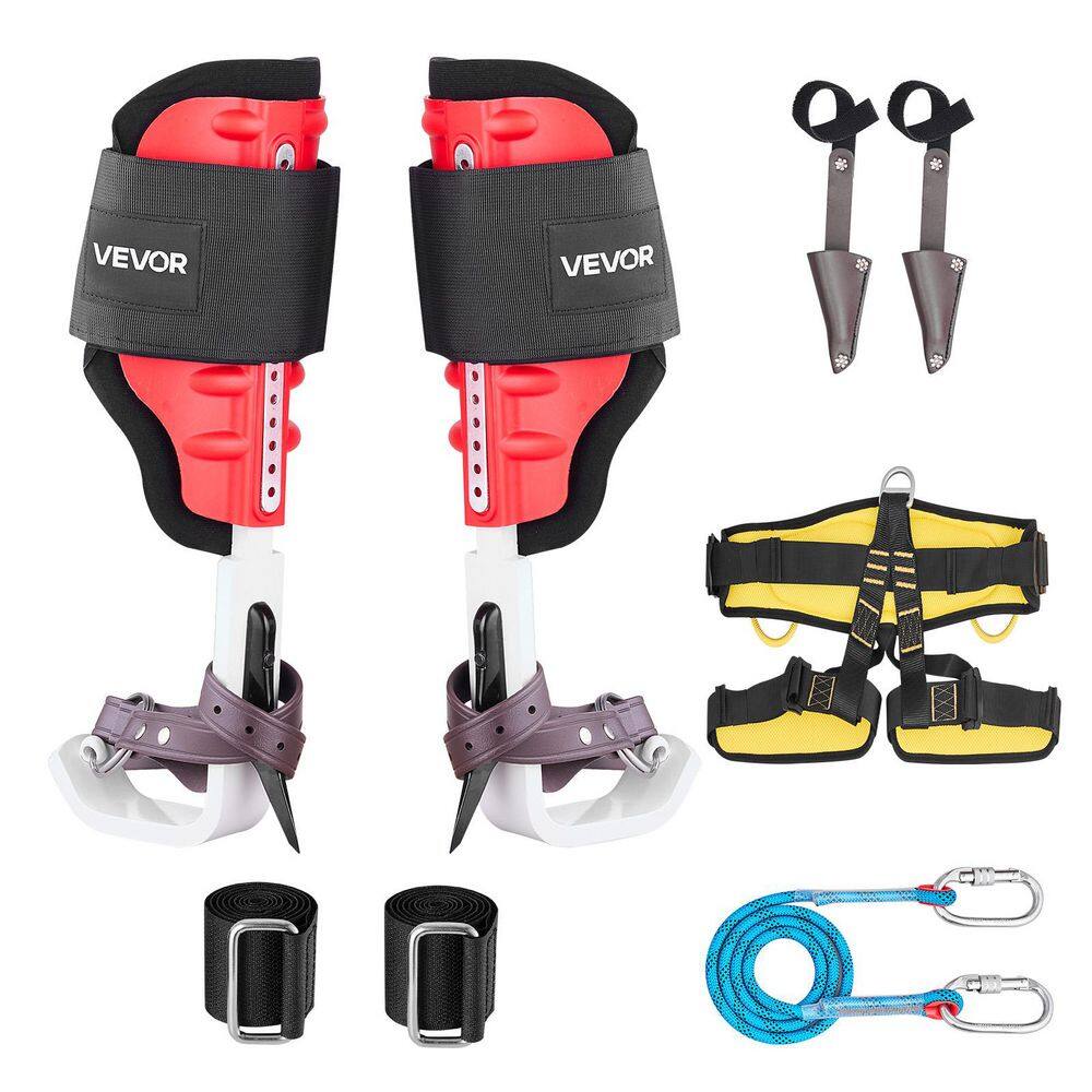 Tree Climbing Spikes Set, Height-Adjustable Tree Climbing Gear with Straps and Spike Protectors, 350 lbs. Load Capacity price history on PriceWatchPro