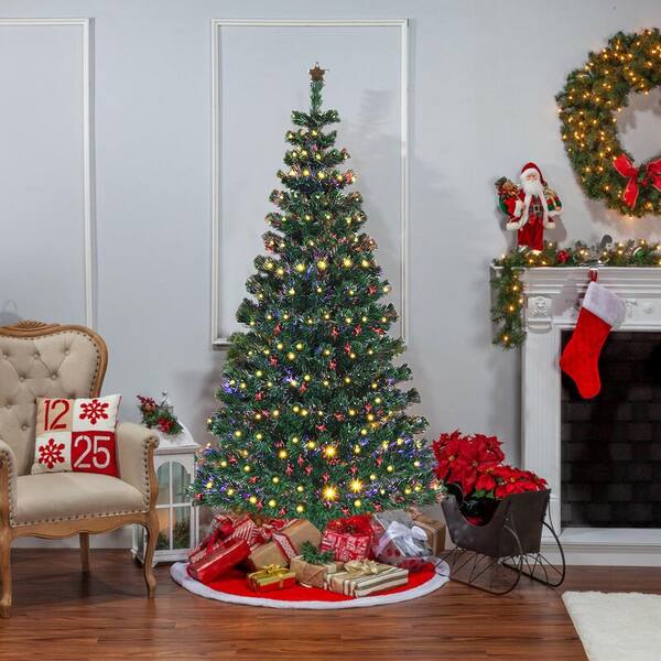 7feet Christmas Tree Metal Stand Xmas Tree Traditional Decorations 5ft 6ft 