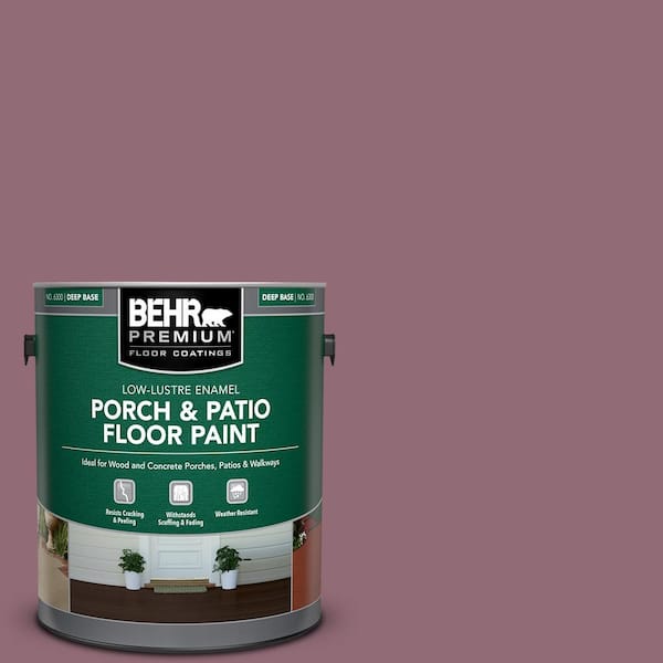 BEHR PREMIUM 1 gal. #S120-6 Full Glass Low-Lustre Enamel Interior/Exterior Porch and Patio Floor Paint