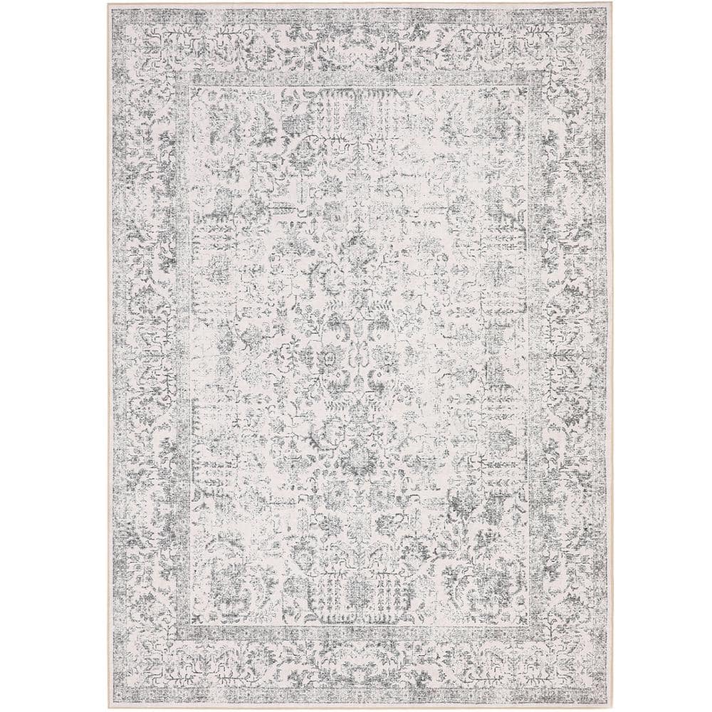 Entomology Gray 2 ft. x 3 ft. Vintage Floral Area Rug price history on PriceWatchPro