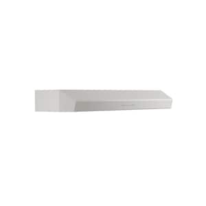 Breeze II 30 in. 400 CFM Convertible Under Cabinet Range Hood with LED Lights in White
