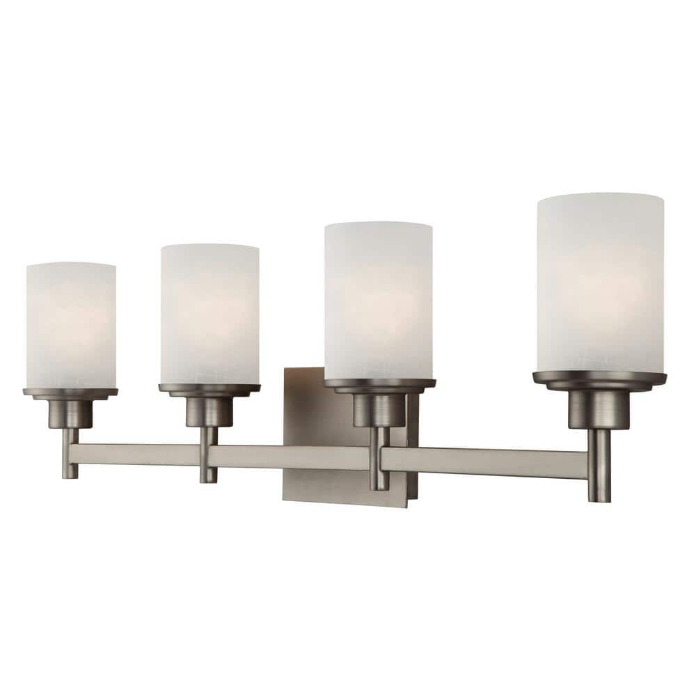 Lyndi 4-Light Brushed Nickel Bath Light price history on PriceWatchPro