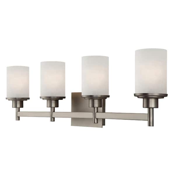 Lyndi 4-Light Brushed Nickel Bath Light