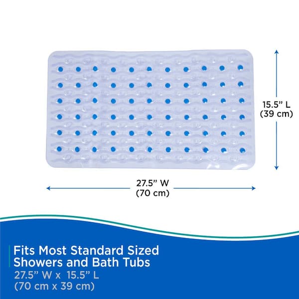 Kenney 27.5-in x 15.5-in Rubber Bath Mat Kenney 27.5-in x 15.5-in Rubber Bath Mat