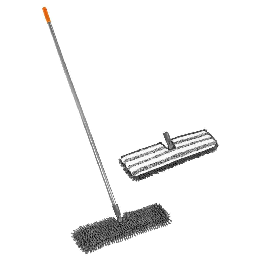 HDX Giant 22 in. Microfiber Wet-Dry Flip Mop with 20% more