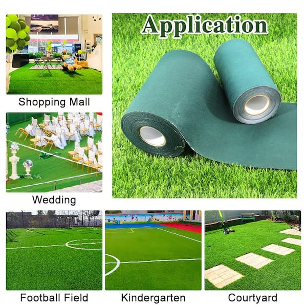 Wellco 6 in. x 16.5 ft. Artificial Grass Self-Adhesive Seaming
