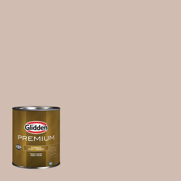 Glidden Premium 1 qt. PPG1073-4 Pueblo Satin Exterior Latex Paint