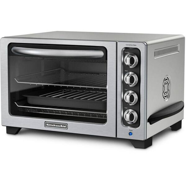 KitchenAid 12 in. Countertop Convection Oven in Contour Silver