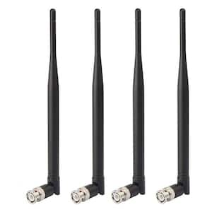 Reception Amplified UHF Indoor Antennas for Wireless Microphone System Receiver Remote Digital Audio Receiver (4-Pack)