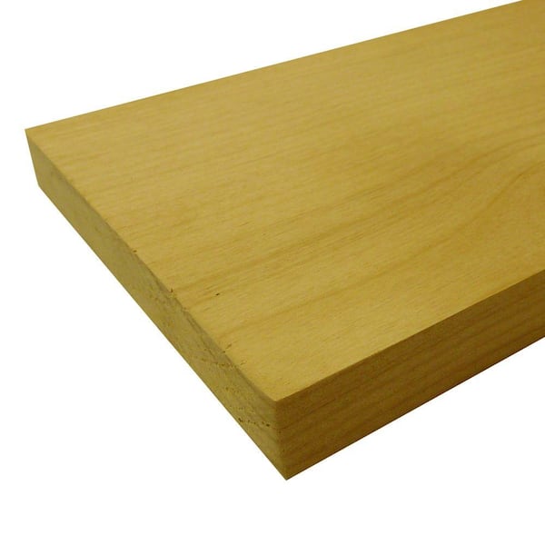 Swaner Hardwood Alder Board (Common: 3/4 in. x 2-1/2 in. x R/L; Actual: 0.75 in. x 2.5 in. x R/L)