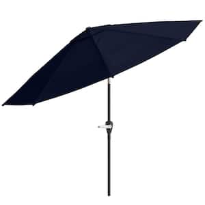 10 ft. Market Outdoor Patio Umbrella with Auto Tilt, Navy