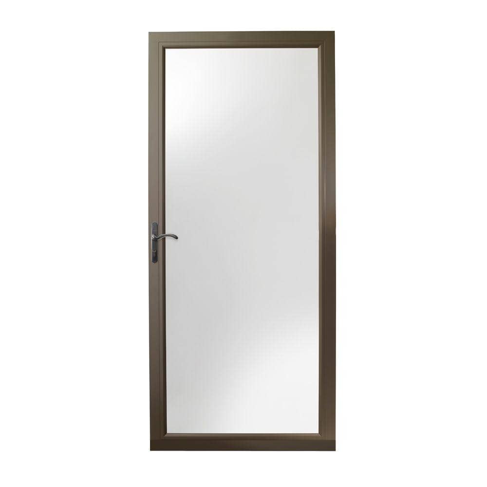 3000 Series 36 in. x 80 in. Terratone Left-Hand Full View Storm Door with O