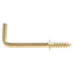 1/2 in. Solid Brass Shoulder Hook (100-Pack)