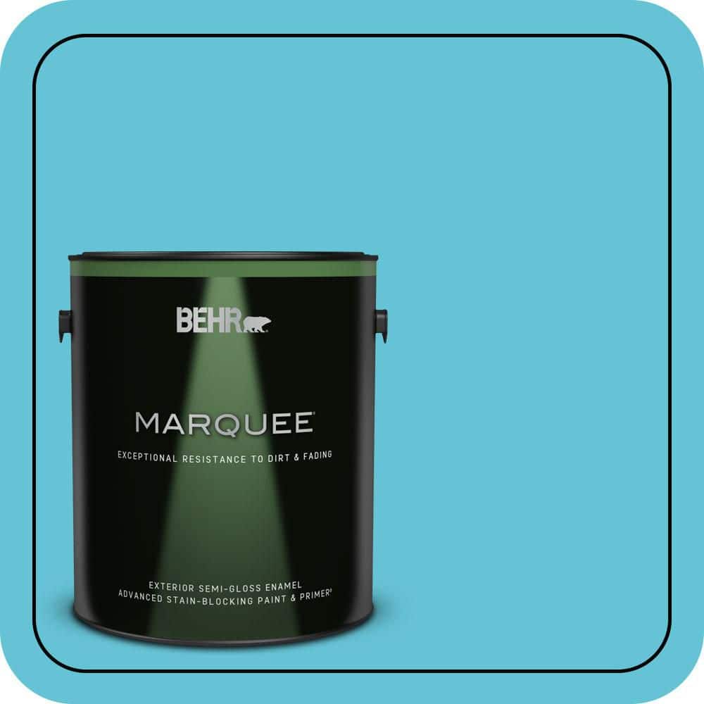 1 gal. #P480-4 Rushing Stream Semi-Gloss Enamel Exterior Paint & Primer price history on PriceWatchPro