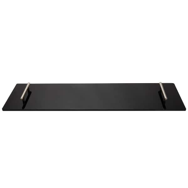  Bathtub Tray Caddy Black Bath Tub Rack Shelf, Luxury Bathroom  Organizer Tablet Holder, Acrylic (Transparent Black) SHUNLI : Home & Kitchen