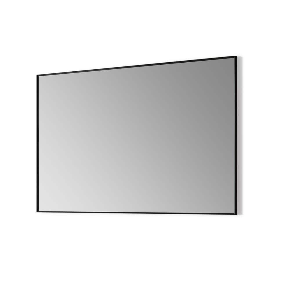 Elegant 48" Silver and Gold Aluminum Bathroom Vanity Mirror