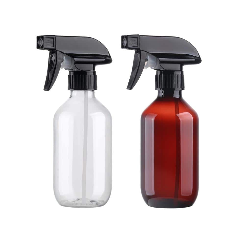 10 oz Clear and Brown Plastic Refillable Spray Bottles, Adjustable Nozzle, 300ml, 1 Pack Each Color price history on PriceWatchPro