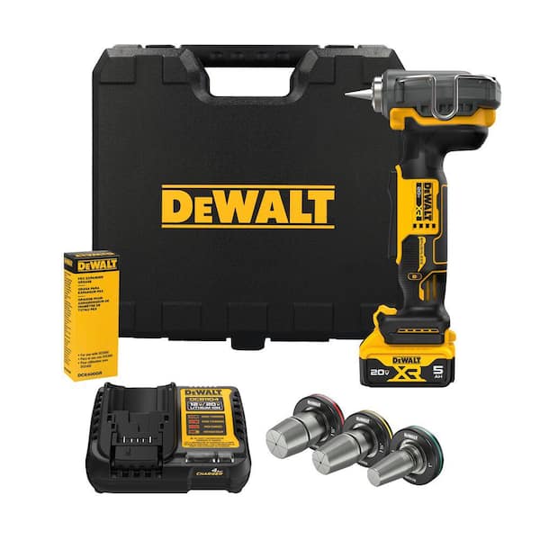20-Volt MAX XR 1-1/2 in. PEX Expander Kit with 5.0 Ah Battery and Charger