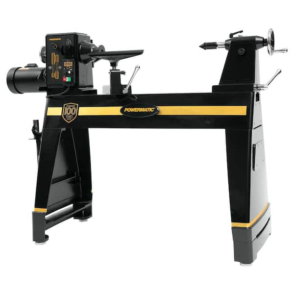 Powermatic 20 in. x 35 in. Wood Lathe with Risers and Legs - 100th Anniversary Limited Edition