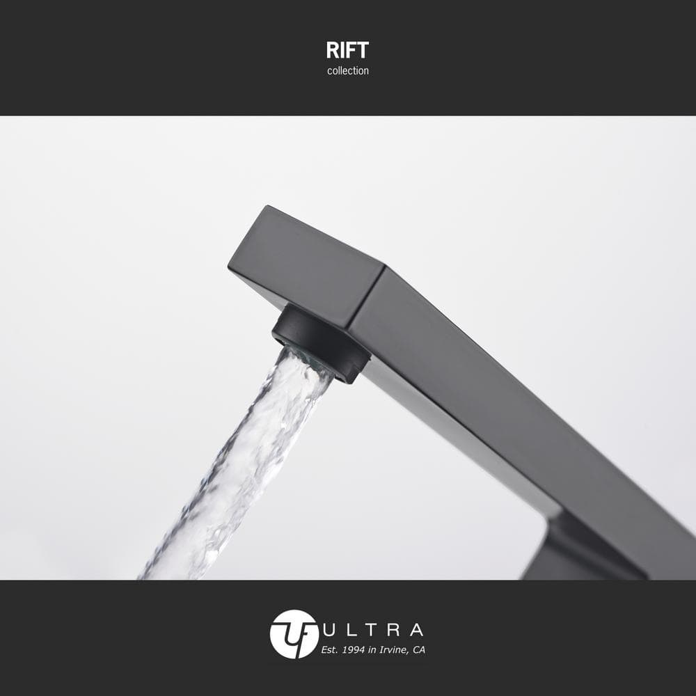 Matte Black Single Handle Deck-Mounted Tub Faucet with Hand Shower