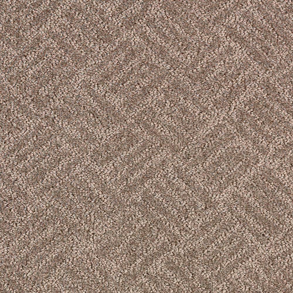 8 in. x 8 in. Pattern Carpet Sample - Embers Aloft -Color Sweet Reflection