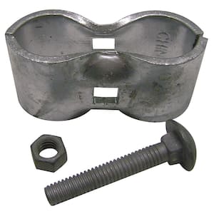 1-3/8 in. Galvanized Metal Panel Clamp with Nuts and Bolts (Sets of 4)