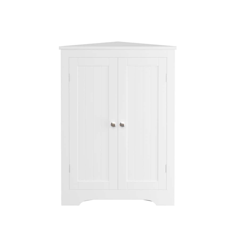 23.62 in. W x 12.4 in. D x 31.89 in. H Ready to Assemble MDF Corner Cabinet