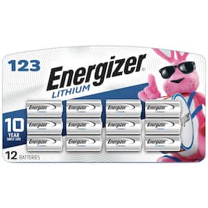 123 Lithium Batteries (12-Pack), 3V Photo Batteries