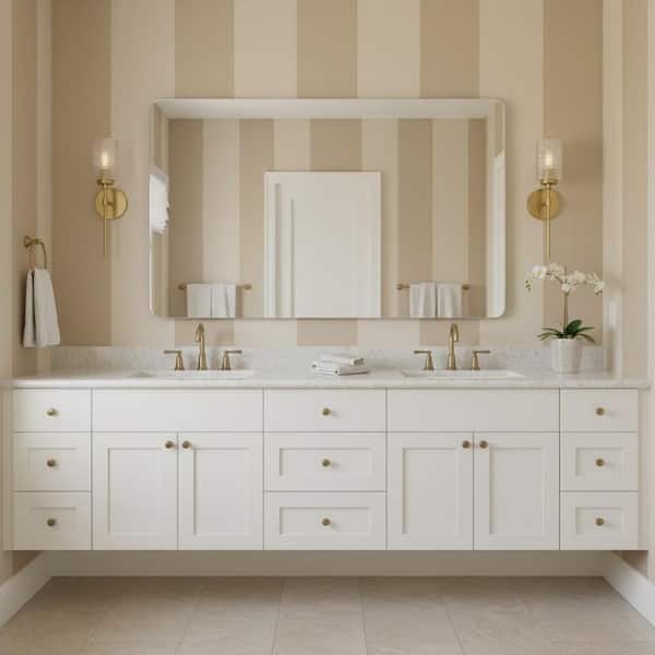 Mabel 5.25 in. 1 Light Lacquered Brass Vanity Light