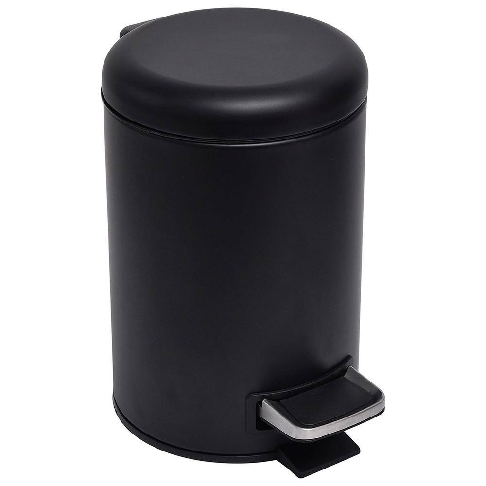 AOSULI 10Liter Small Bin Bags 60 Counts Garbage/Trash Bags Black Pedal Bin  Liners for Home Office, Lawn,Bathroom,Toilet Wastebasket (Fits 0.8,1.5,1.2  3Gal Gallon Bins)