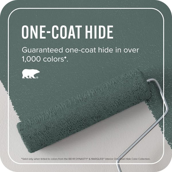 1 gal. #PPU14-18 Laguna Blue One-Coat Hide Satin Enamel Interior Paint & Primer