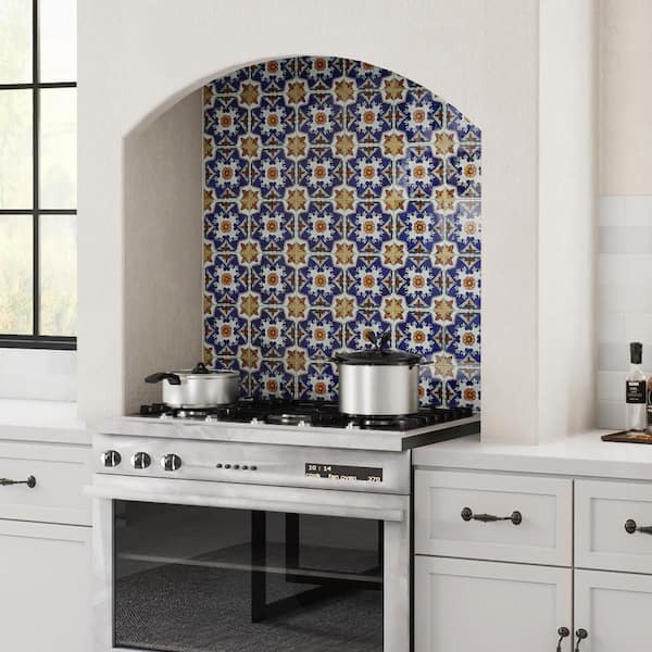 Provincial Deco Maceira 6 in. x 6 in. Porcelain Wall Tile (0.25 sq. ft. /Each)