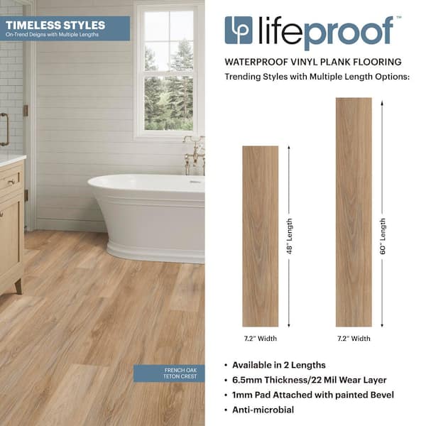 Lifeproof Take Home Sample-Teton Crest French Oak Click Lock