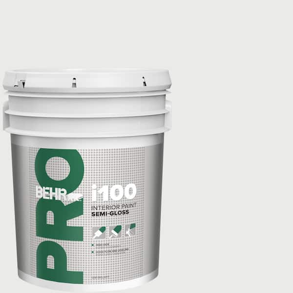 5 gal. #HDC-CT-22G Chalk Dust Semi-Gloss Interior Paint