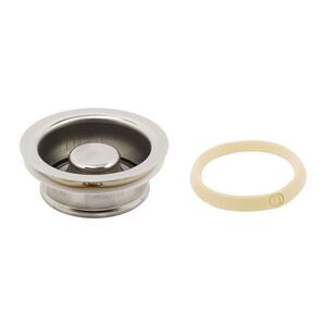 Garbage Disposal Flange with Stopper 3-1/2 in. Chrome with Putty