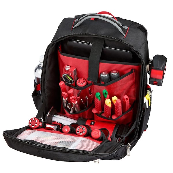 Milwaukee 14 in. Low Profile Tool Backpack 48-22-8202 - The Home Depot