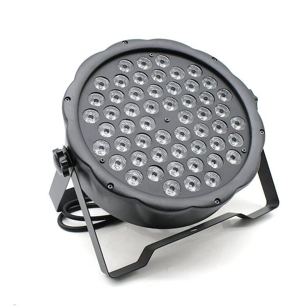 8.66 in. 162-Watt Equivalent RGB LED Dimmable Black High Bay Light DJ Light, Stage Light, Multi-Effect Party Light