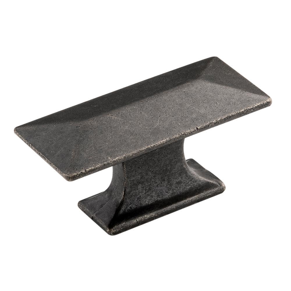 Windover Antique Rectangular Zinc Cabinet Knob