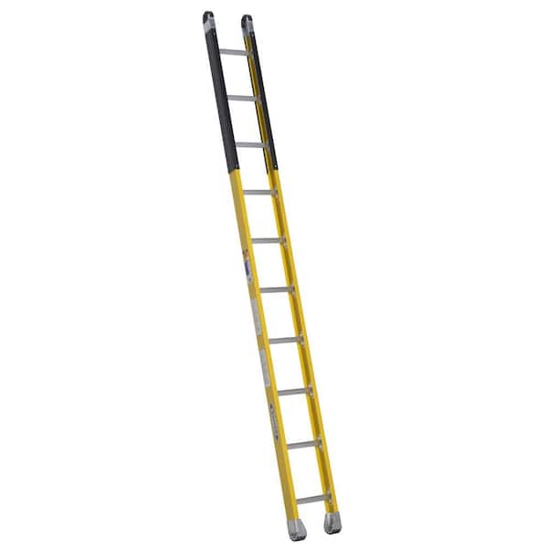 Werner 10 ft. Fiberglass Manhole Ladder with 375 lb. Load Capacity Type IAA Duty Rating