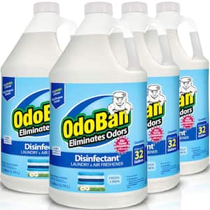 1 Gal. Fresh Linen Disinfectant and Odor Eliminator, Fabric Freshener, Mold Control, Multi-Purpose Concentrate (4-Pack)