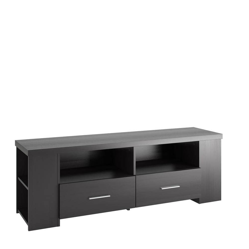 UPC 776069000847 product image for Bromley 60 in. Ravenwood Black TV Stand with 2 Drawer Fits TVs Up to 70 in. with | upcitemdb.com
