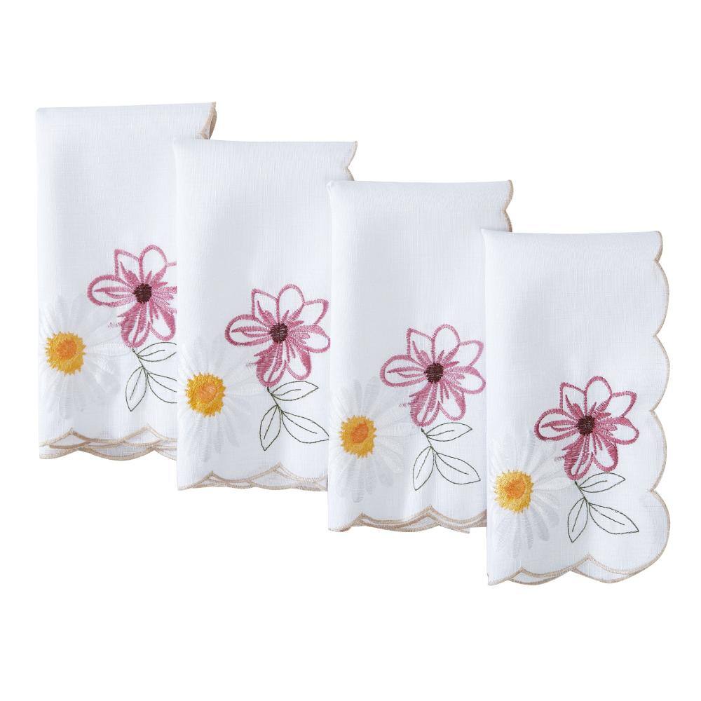 "Sunflower and Daisies Napkins, Set of 4, Multicolor - 17""W x 17""L" price history on PriceWatchPro