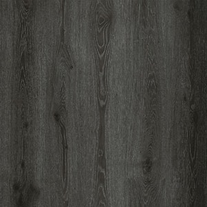 MaxCore Storm Black 28 MIL x 7.3 in. W x 48 in. L Click Lock Waterproof Luxury Vinyl Plank Flooring (24.5 sq. ft. /case)