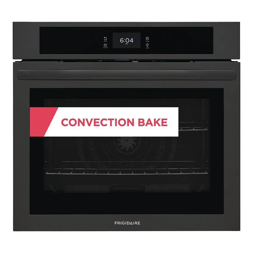Frigidaire 30 in. Single Electric Built-In Wall Oven with Convection in Black