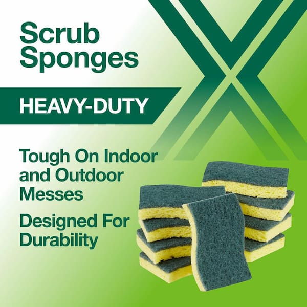 Heavy Duty Scrub Sponges (9-Pack)