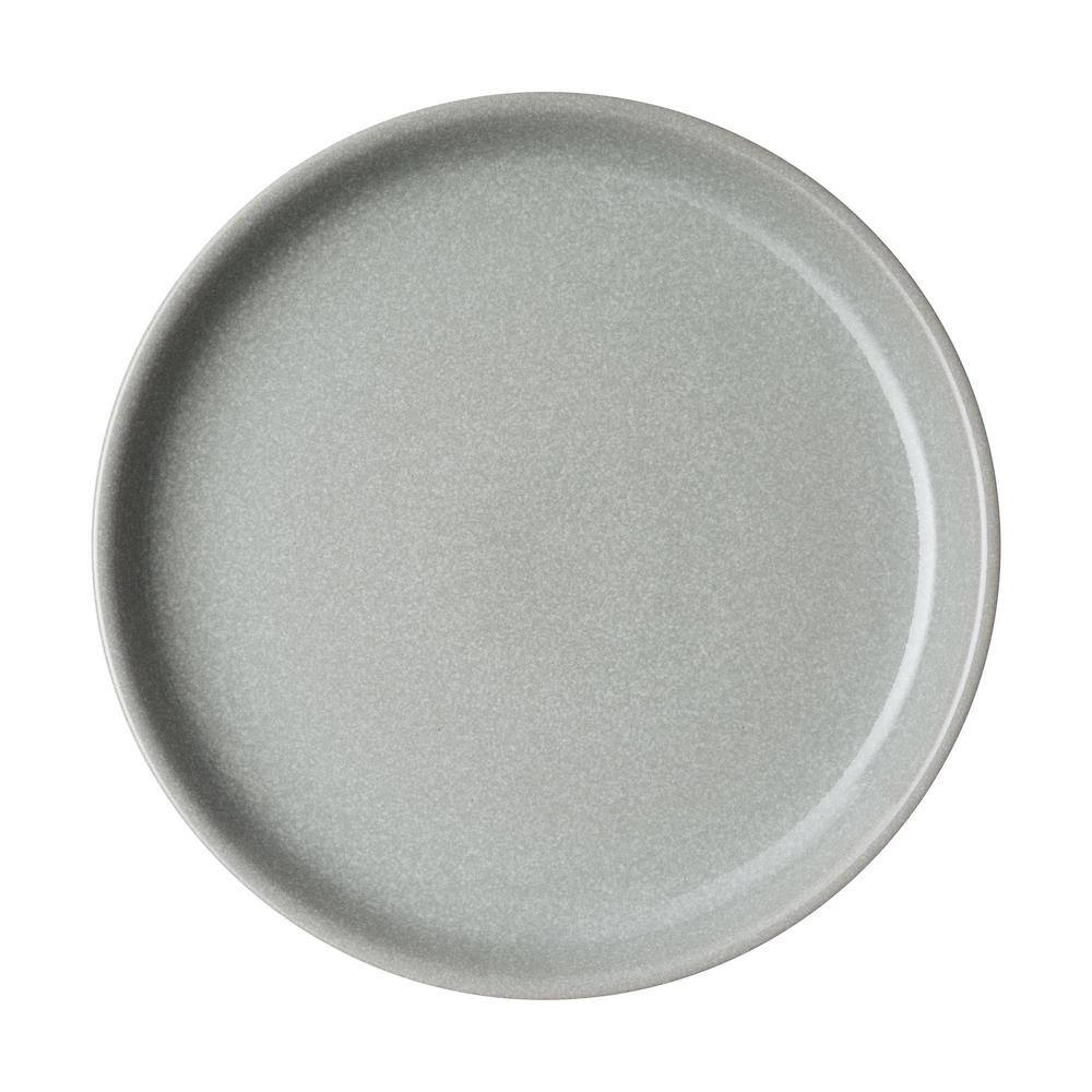 Denby Elements Light Grey Coupe Dinner Plate ELLG003C The Home Depot